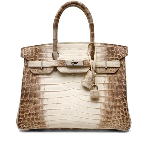 hermes birkin himalayan crocodile matte 30 white/brown|hermes birkin himalayan crocodile price.